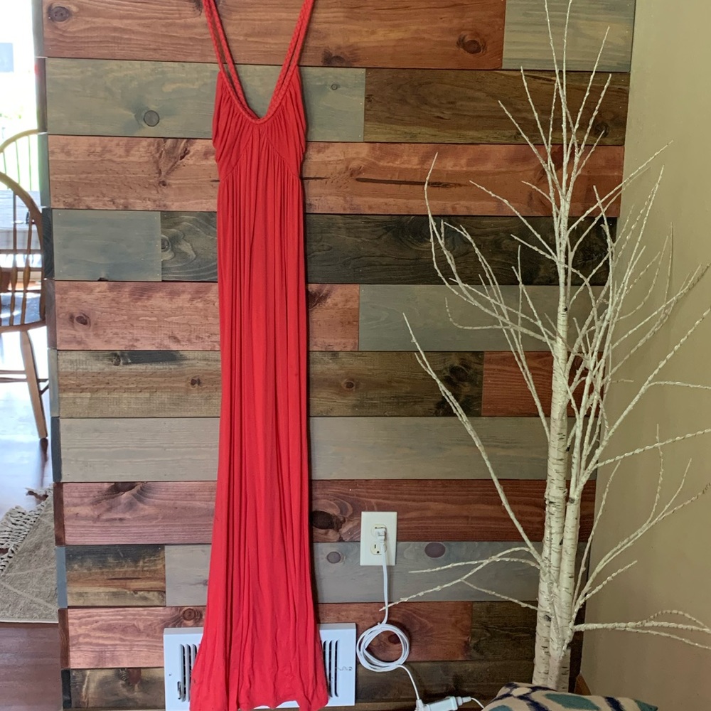 🌼Pink Summer Maxi Dress Braided Straps🌼 - Picture 2 of 9